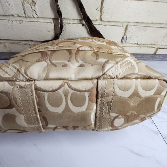 Euc Rare Coach Chelsea Optic Handbag Satchel Purse - Picture 7 of 14